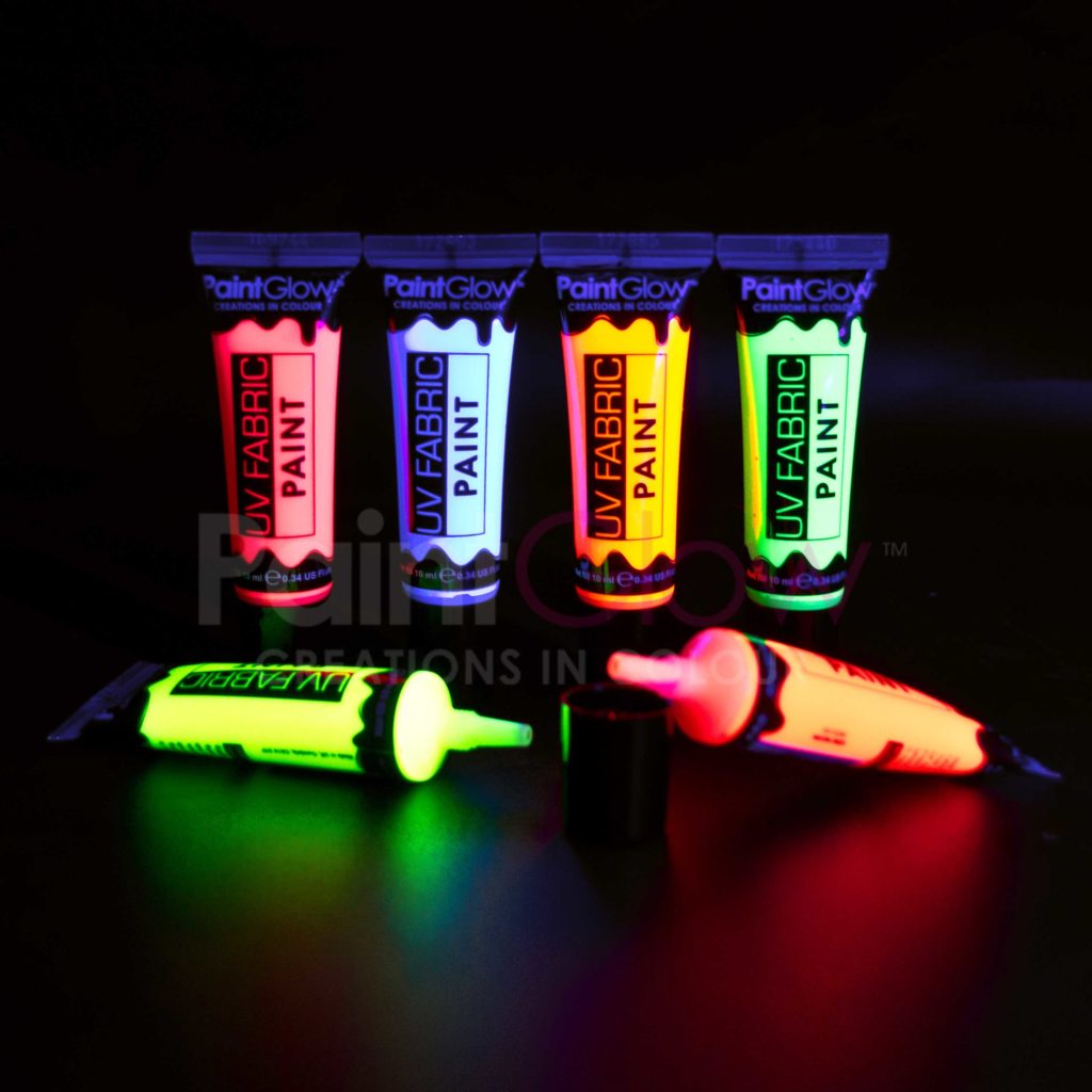 PaintGlow UV Reactive Fabric Paint Outdoor Fun Shop